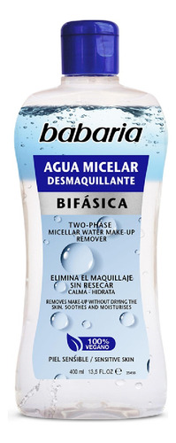 Agua Micelar Desmaquillante Bifásica Babaria 400ml