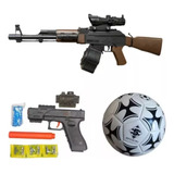 Ak47 Lanzador Hidrogel, Gotcha Automatico + Regalo Tambor 