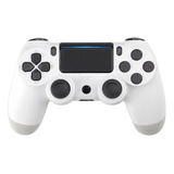 Control Inalámbrico Gamepad Joystick Compatible Con Ps4 Color Blanco