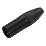 Neutrik® Nc3mxx® 1 Conector Xlr Negro Macho Nuevo 