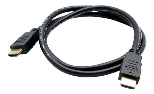 Cable Hdmi A Hdmi 1 Metro Oro Fullhd Dorado 1080p Netbook