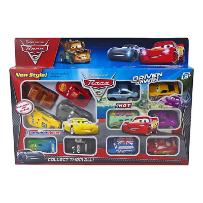 N Set Rayo Mcqueen Cars Y Sus Amigos Carros Niños Pj N | Envío gratis