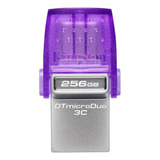 Memoria Usb-c + Usb-a Kingston Dtmicro Duo 3c 256gb 200mb/s