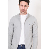 Campera Hombre Bravo Jeans Tejida Gris T. S Al 2xl