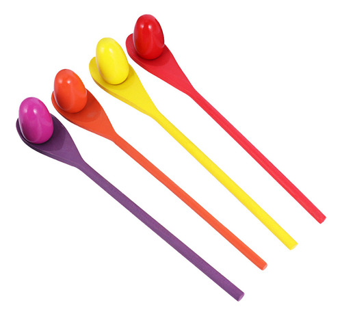 Cucharas De Madera Egg Race Spoons, Juguete Para Lanzar Huev