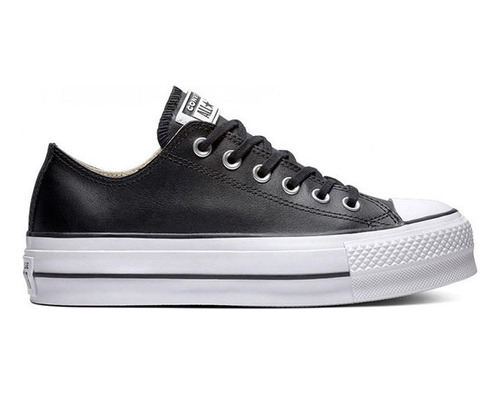 Tenis  Converse 561681 Plataforma All Star Chuck Choclo Piel