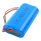 Bateria Para Parlante 7.4v Doble 18650 Con Bms Y Conector