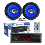 Radio Mp3 Bluetooth Fm + 1 Par De Falantes 6 + Antena