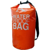 Bolso Estanco 20lt Naranja Water Proof Bag Pº