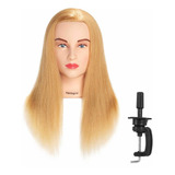 Cabeza De Maniquí  Blondee Hair  100% Cabello Natural 