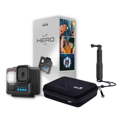 Cámara Gopro Hero Lite 4k + Baston Action Bundle De Regalo | Meses sin interés