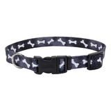 Pet Styles - Collar Ajustable Para Perro, Telas Estampadas E