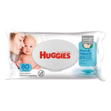 Toallitas Húmedas Huggies Puro Y Natural X80