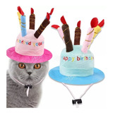 Gorro De Fiesta Cumpleaños Para Mascotas, Gato, Perro, Conej