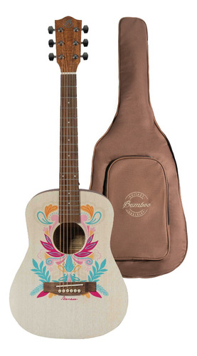 Guitarra Acustica Bamboo Travel Festival 34 Con Funda