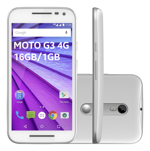 Moto G3 4g 16gb Dual Chip C/ Whatsapp - Excelente