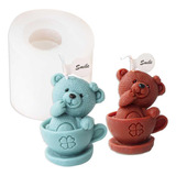 Tone Fun Moldes De Silicona Con Forma De Oso De Taza Para Ha