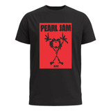 Camiseta Preta Pearl Jam Eddie Vedder Rock Grunge P653