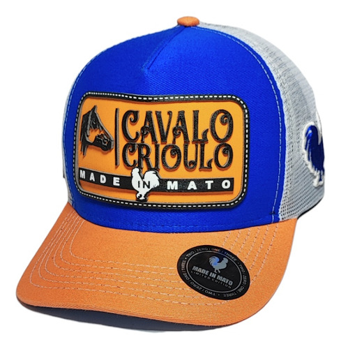 Gorra Caballo Trucker Bkf Premium 