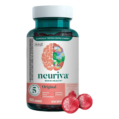Neuriva 50 Gomitas Para Memoria Y Concentración Fresa | Envío gratis