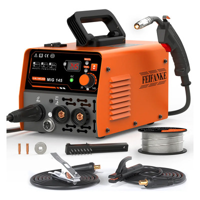 Soldadora Inverter Mig+tig+mma 145a Soldar Microalambre 110v