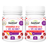  Kit 2 - Vitamina B12 + Vitamina K2 - Mk7 - Sunfood Clinical