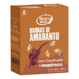 Nutriwell Barras De Amaranto Y Cacahuate 180 Gr
