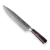 Cuchillo Cocina Profesional Chef Laser Damasco Yusenzu 