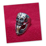 Anillo Calavera Acero Quirúrgico Calavera Lengua 