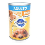 12 Latas De Pedigree Pollo (molida) 625 Grs C/u Perro Adulto