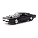 1970 Dom's Dodge Charger R/t Jada 1:32 Fast And Furious Negr Color Negro