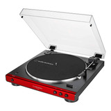 Audio-technica At-lp60xbt-rd Tocadisco Estéreo Con Bt Color Rojo