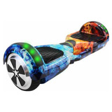 Hoverboard Skate Elétrico Com Led Bluetooth E Alça + Brinde