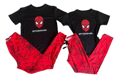 Pijamas Para Pareja Spiderman San Valentin