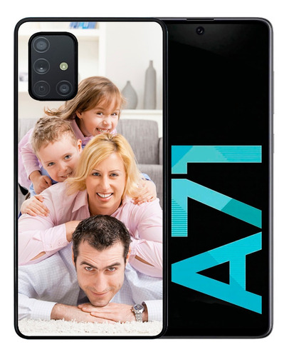 Funda Galaxy A71 Personalizada Foto Arte Logo Tpu Uso Rudo