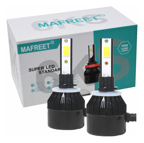 Lâmpada Super Led 6000k 12000lm Farol Milha Sentra