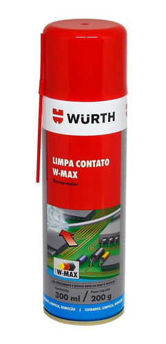 Limpa Contato Removedor Wurth 300ml W-max