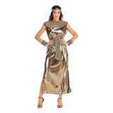 Disfraz De Faraón De Halloween De Diosa Egipcia Antigua For Mujer