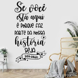 Adesivo De Parede Frase Seja Bem Vindo M