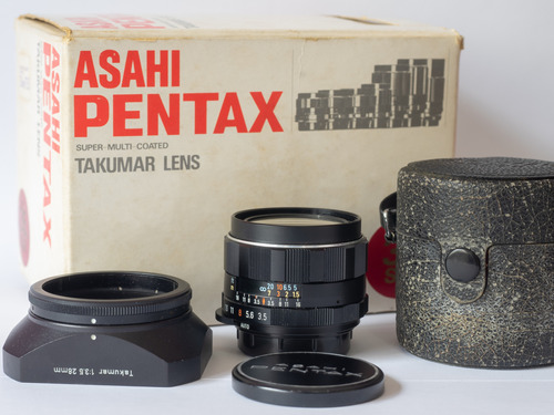 Lente Pentax Takumar 28mm F/3.5 M42 (nova, Na Caixa)