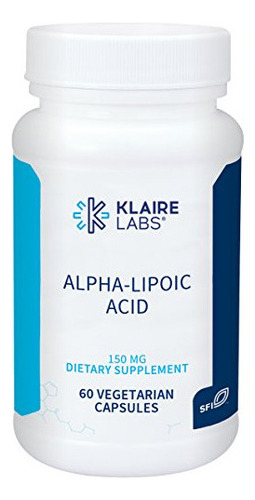 Klaire Labs Ácido Alfa-lipoico 150 Miligramos - Suplemento 