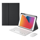 Funda Lienzo Con Teclado Y Mouse Para iPad Air 3/pro 10.5  Ñ