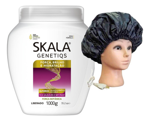 Genetiqs Skala Mascara Vegana 1kg + Gorro Eléctrico