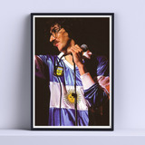 Cuadro Charly Garcia Remera Argentina 30x40cm Listo P Colgar