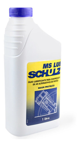 Oleo Lubrificante Compressor Mineral   1l  Schulz Ms Lub