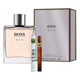 Hugo Boss Man 100ml Caballero Original+perfume Cuba 35ml