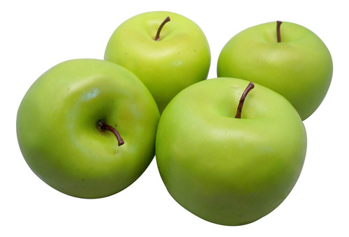 4 Manzanas Verdes Artificiales Grandes