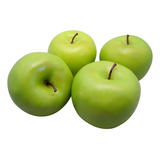 4 Manzanas Verdes Artificiales Grandes