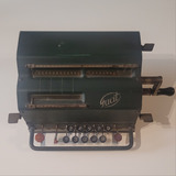 Antigua Maquina Calculadora Facit Sueca De Colección Vintage