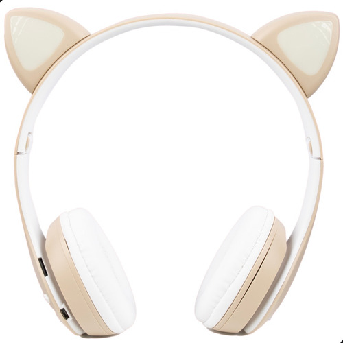 Fone De Ouvido Gatinho Gato S/ Fio Bluetooth Headphone Usb